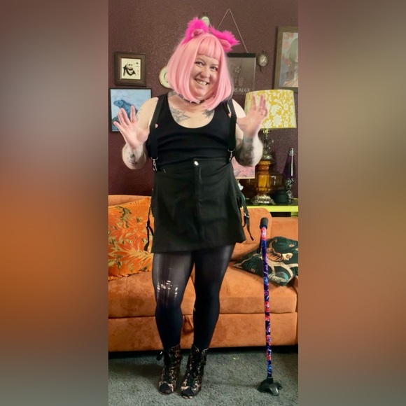 Hot Topic Black Mini Skirt - Picture 6 of 9